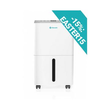 Dezumidificator AlecoAir D6 Timy, Capacitate 6 litri/zi, Timer, Fan Stop, ChildLock, 3 Moduri de lucru, Pentru 10 mp