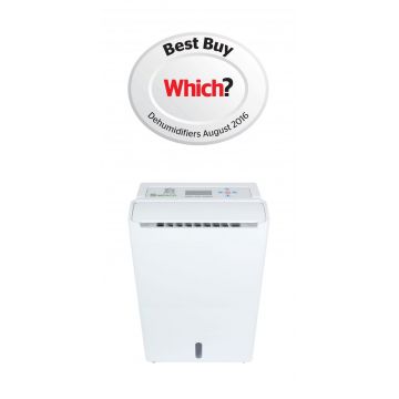 Dezumidificator Meaco DD8L Zambezi, 12l/zi, Debit 150mc/h, Pentru 25mp, Higrostat, Timer, Functie ionizare si blocare copii