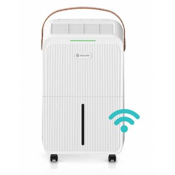 Dezumidificator  si purificator AlecoAir D16 Retro, WiFi, 16 l /24 h, Ionizare, UV-C, Indicator umiditate, Uscare Rufe,  25 mp