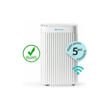 Dezumidificator si Purificator AlecoAir D25 ARIO,25 l /24h, WiFi, Lampa UV-C, Ionizare, TRUE HEPA + Carbon, Senzor PM 2.5