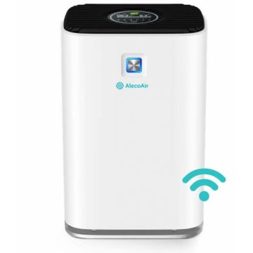 Dezumidificator si purificator AlecoAir D35 KOSMO, 35 l /24h, WiFi, Filtru 3 in 1, Uscare Rufe, Indicator PM2.5