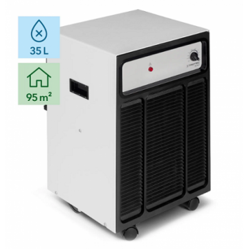 Dezumidificator TROTEC TTK 120 S, 35 litri/zi, 510mc/h, pentru spatii de pana la 95mp