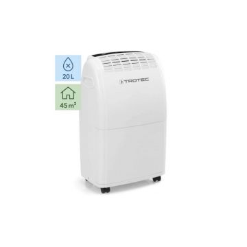 Dezumidificator Trotec TTK75E, 20 l / zi, 192mc/h, Higrostat integrat reglabil, Pentru spatii de pana la 45mp, Uscare rapida