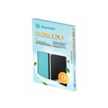 Filtru 3 in 1 TRUE HEPA si Carbon Activ cu Strat Antibacterian pentru Dezumidificatorul D14 ARIO