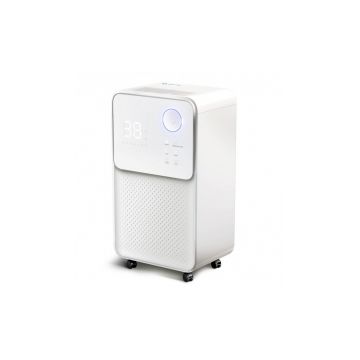 Resigilat! Dezumidificator AlecoAir D12 ECO,12 l /24h, Uscare Rufe, Ionizare, Display digital, Higrostat, Timer