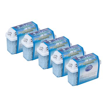 Set 5 dezumidificatoare pentru dulapuri Clean Air, 100 gr, fara miros