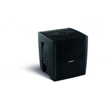 Umidificator de aer Venta LW25 Comfort Plus, Evaporare la rece, 45 mp, Rezervor 7 l, 24-44 dB, Trepte de viteza 3+ Automat, Panou comanda digital, Senzor umiditate, Negru